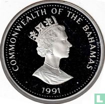 Bahama's 25 dollar 1991 (PROOF) "Ontdekking van de Nieuwe Wereld"