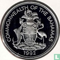 Bahama's 5 dollar 1992 (PROOF) "Ontdekking van de Nieuwe Wereld"