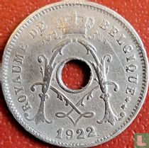 Belgium 5 centimes 1922 (NLD - misstrike)
