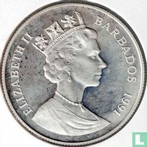 Barbados 10 dollar 1991 (PROOF) "Ontdekking van Amerika"