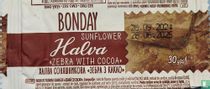 Bonday - Halva Sunflower Zebra With Cocoa