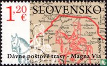 Europa - Old postal routes
