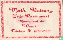 Math. Rutten Café Restaurant