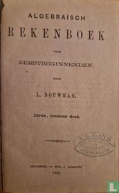 Algebraïsch rekenboek voor eerstbeginnenden