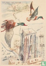 1954-03-3 Twee vliegende eenden