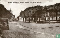 Brunoy, La Place St-Médard et la Rue du Réveillon