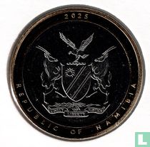 Namibia 5 dollars 2025