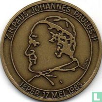 België 1985 Paus Johannes Paulus II (brons)