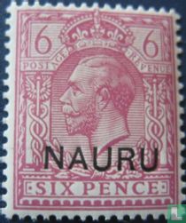 George V with overprint 