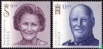 75e anniversaire de la reine Sonja et du roi Harald V acheter