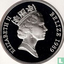 Belize 25 dollar 1989 (PROOF) "500ste verjaardag van de ontdekking van de nieuwe wereld"