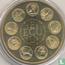 Frankrijk 1 ECU 1979 Europa (brons)