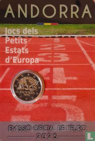 Andorra 2 euro 2025 (coincard - Govern d'Andorra) "Spelen van de Kleine Staten van Europa"