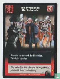 The Invassion Is On Schedule