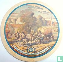 Einfahrt zur Hackerbrauerei um 1880 / Hackerbräu München