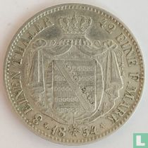 Saksen-Albertine 1/3 thaler 1854