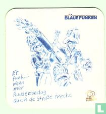 Blaue funken