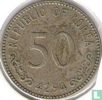 Corée du Sud 50 hwan KE4294 (1961)