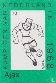 Kampioen van Nederland in 1968 Ajax