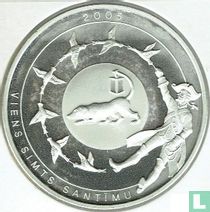 Lettonie 1 lats 2005 (BE) "Baron Münchhausen"