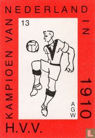 Kampioen van Nederland in 1910 H.V.V.