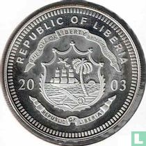 Liberia 20 dollars 2003 (PROOF) "Johann Wolfgang von Goethe"