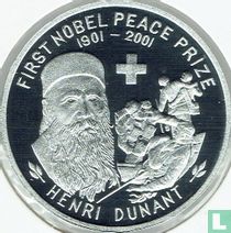 Nordkorea 1 Won 2001 (PP - Aluminium) "100th Anniversary of the First Nobel Peace Prize - Henri Dunant"
