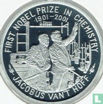 Corée du Nord 1 won 2001 (BE - aluminium) "100th Anniversary of the First Nobel Prize in Chemistry - Jacobus Van't Hoff"