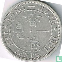 Hongkong 10 Cent 1886