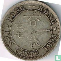 Hongkong 10 Cent 1893