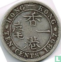 Hongkong 10 Cent 1897 (H)