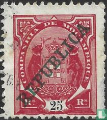 Coat of arms + overprint for sale