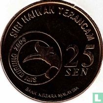 Maleisië 25 sen 2004 "Great Argus"