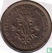 Nigeria 2 shillings 1959