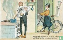 Soigne bien la, cruisine et veille sur l'enfant, pour diner a midi je rentrerai a temps.