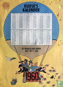 Kuifje kalender 1960