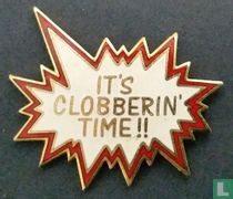 "It's Clobberin' Time" Cloisonne Pin [Planet Pin #045]