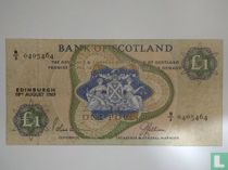 Scotland 1 Pound August 1969