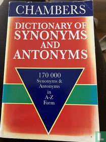 Dictionary of Synonyms and Antonyms acheter