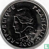 Neukaledonien 10 Franc 2005