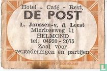Hotel - Café - Rest. De Post - L.Janssen - v.d. Leest
