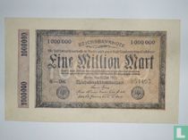 Duitsland 1 Miljoen Mark  Reichsbanknote 1923 