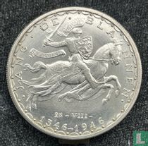 Luxemburg 100 Franc 1946 (Typ 2) "600th Anniversary Death of John the Blind"