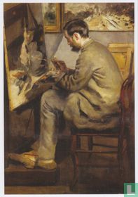 Frederic Bazille Painting the Heron, 1867