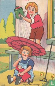 Kinderkaart regent het vandaag?