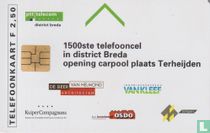PTT Telecom - 1500e telefooncel in district Breda