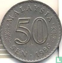 Malaisie 50 sen 1986