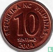 Philippines 10 sentimo 2004