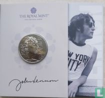 Royaume-Uni 5 pounds 2025 (folder - non coloré) "John Lennon"