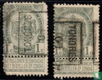 "TONGRES 07" 1c A+B for sale